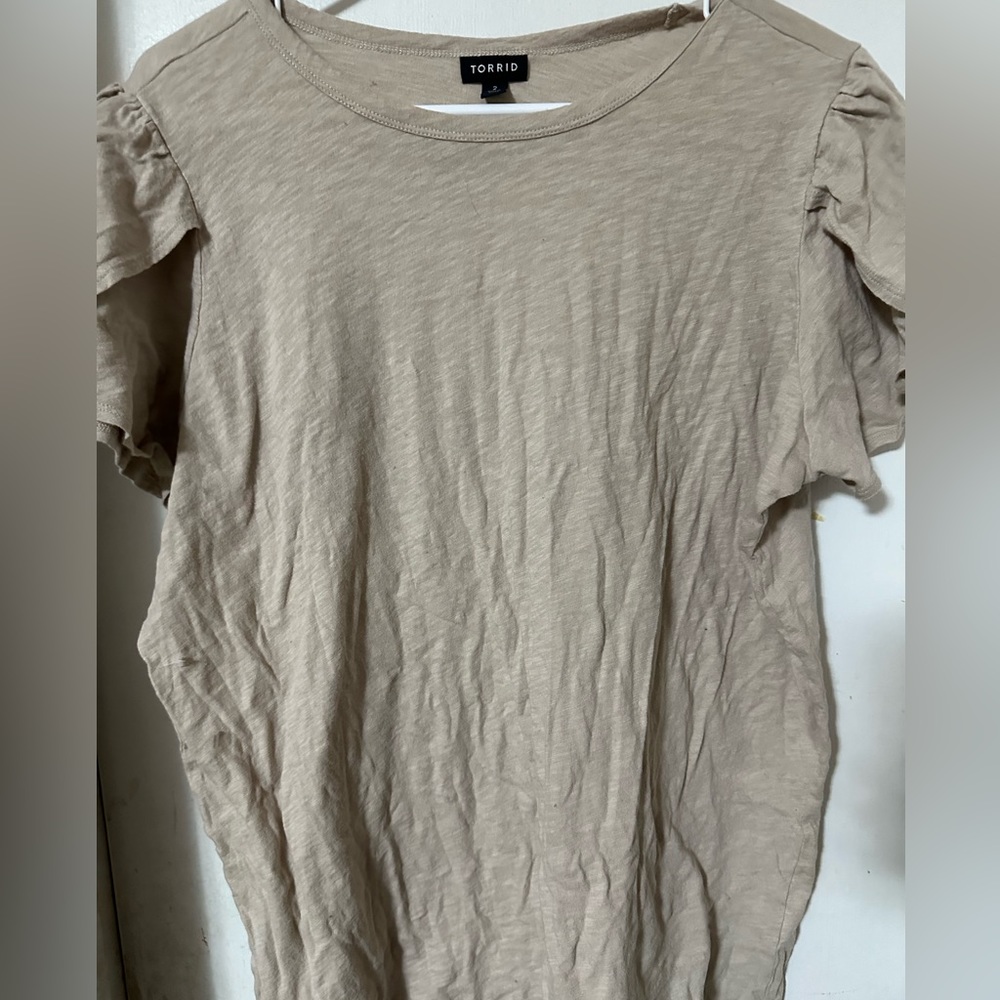 Tan-brown shirt